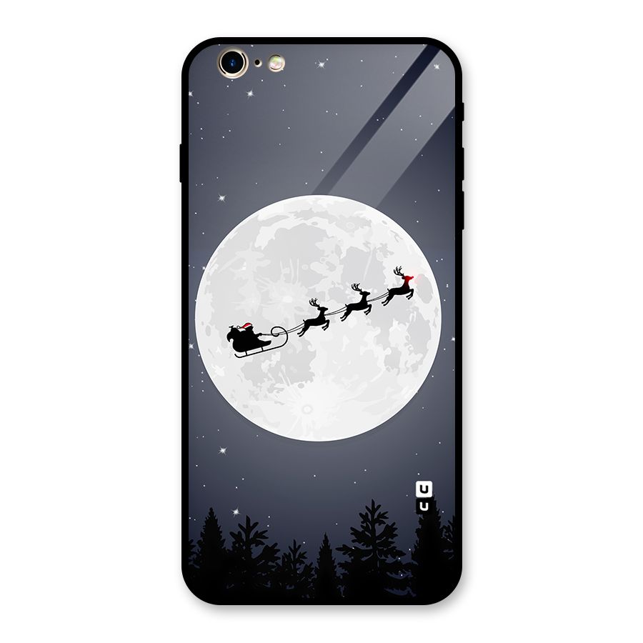 Christmas Nightsky Glass Back Case for iPhone 6 Plus 6S Plus