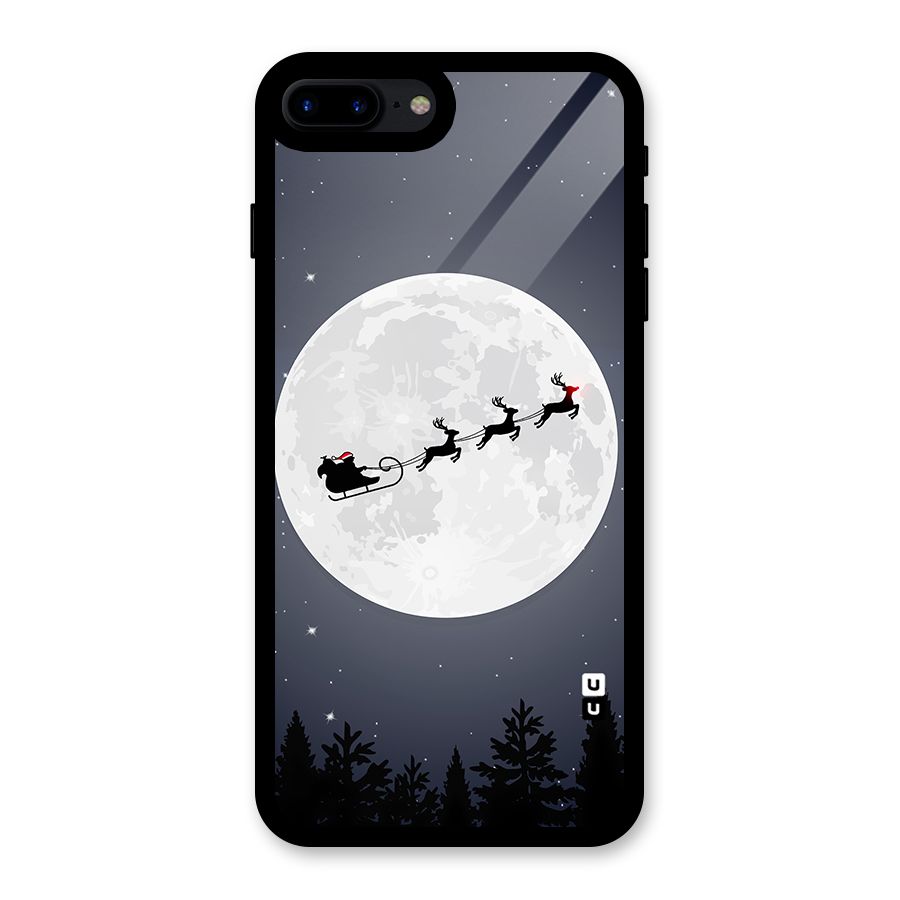 Christmas Nightsky Glass Back Case for iPhone 8 Plus