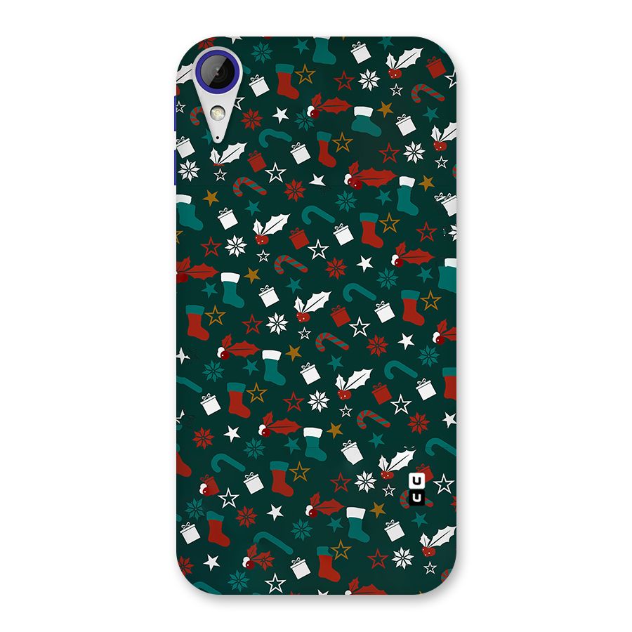 Christmas Pattern Design Back Case for Desire 830