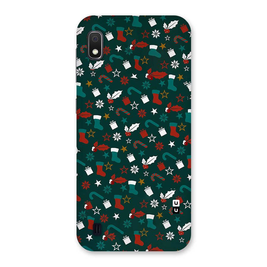 Christmas Pattern Design Back Case for Galaxy A10