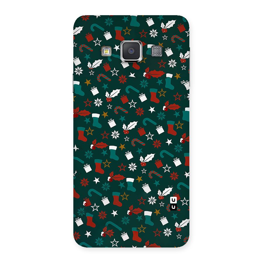 Christmas Pattern Design Back Case for Galaxy A3