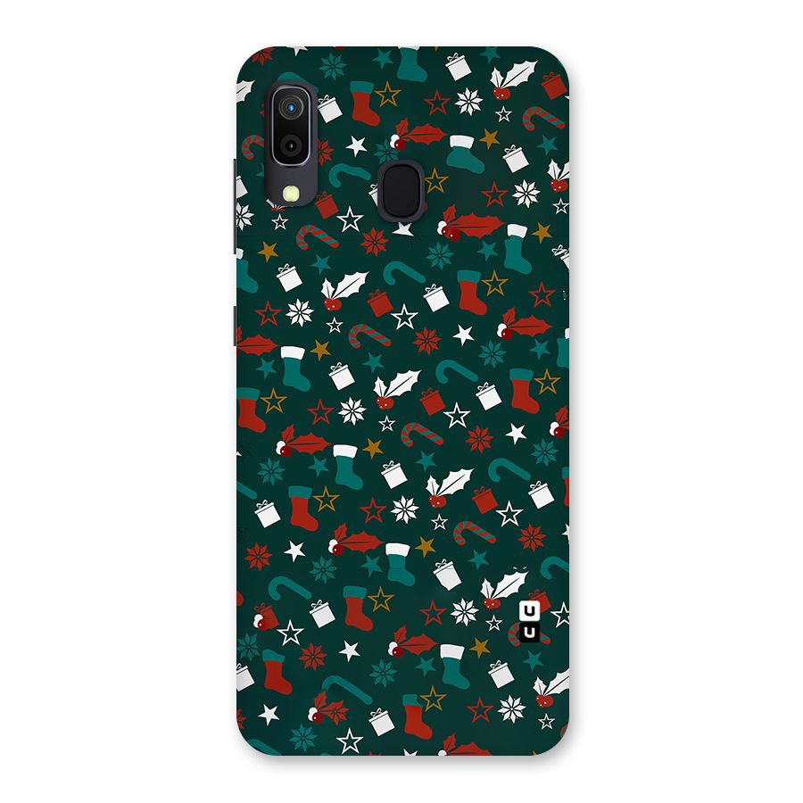 Christmas Pattern Design Back Case for Galaxy A30