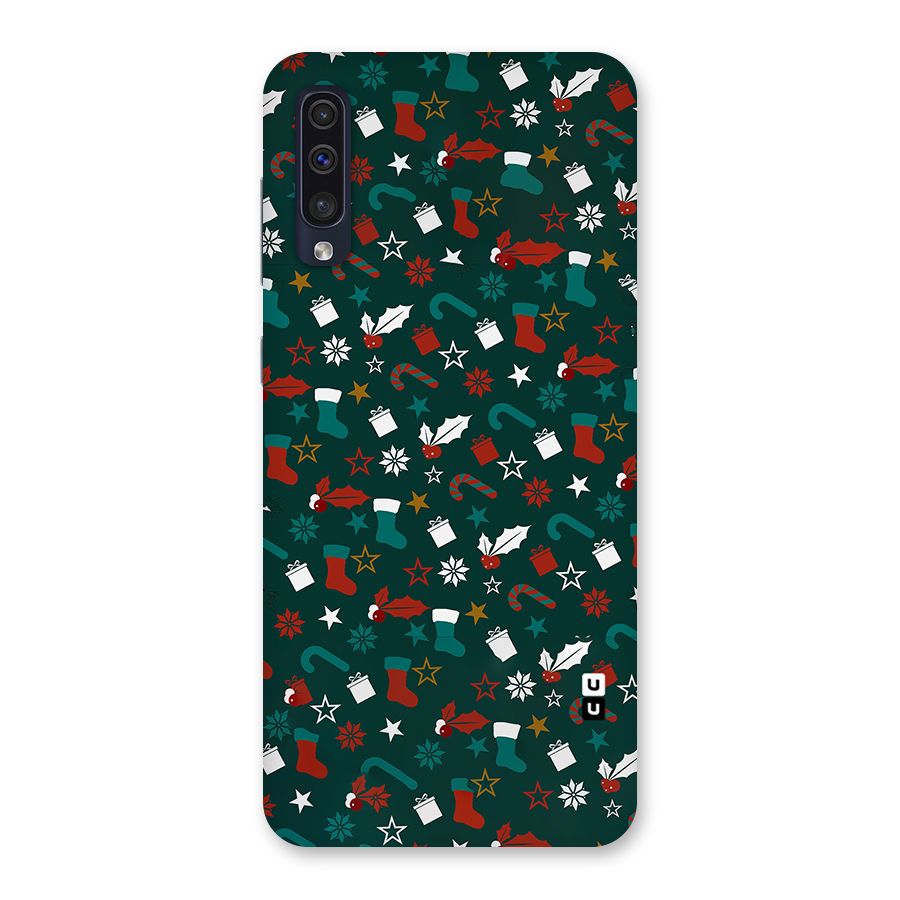 Christmas Pattern Design Back Case for Galaxy A50