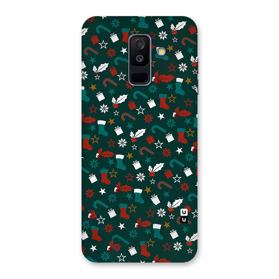 Christmas Pattern Design Back Case for Galaxy A6 Plus