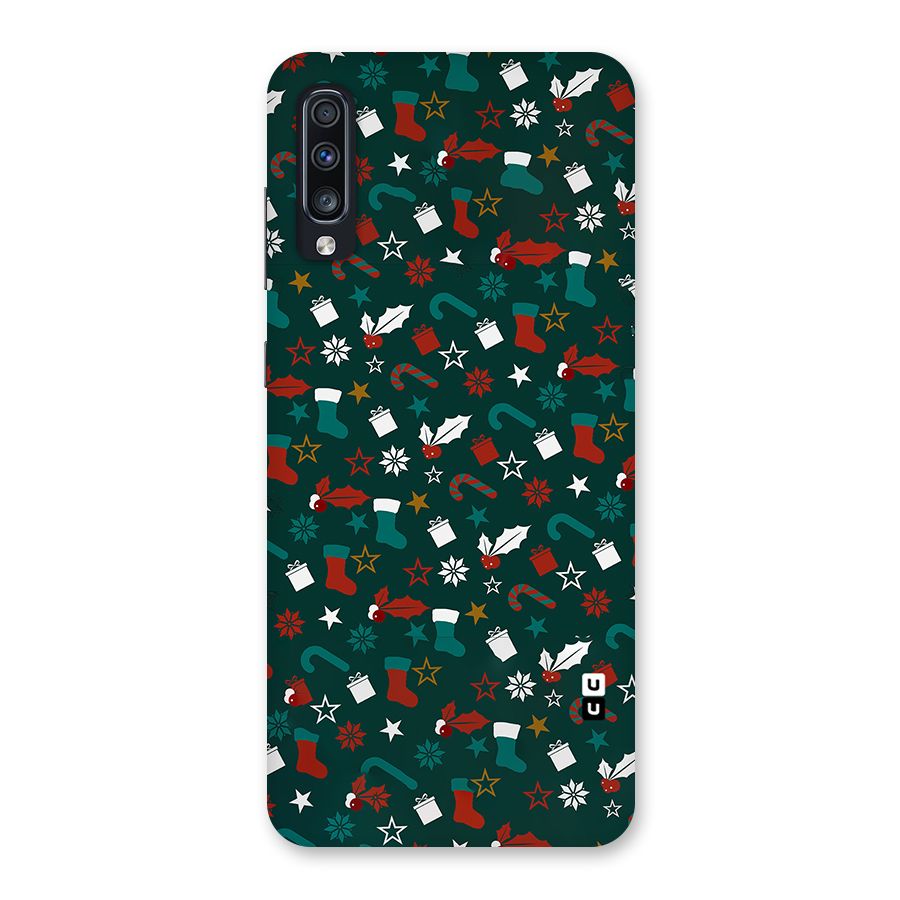 Christmas Pattern Design Back Case for Galaxy A70