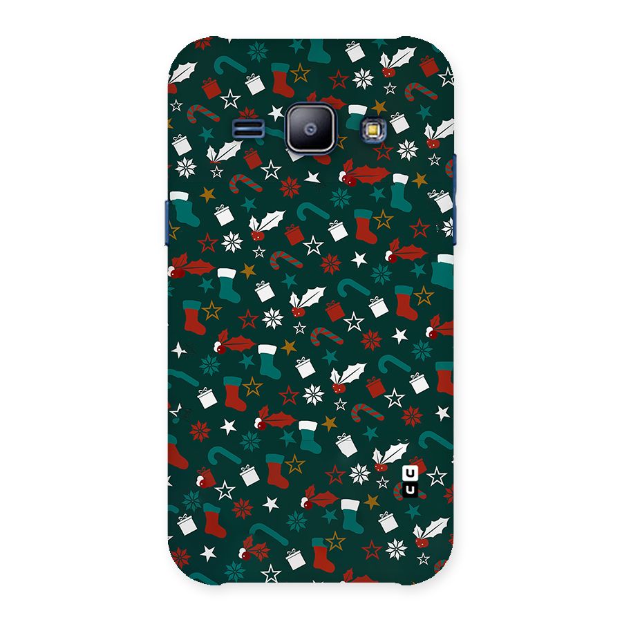 Christmas Pattern Design Back Case for Galaxy J1