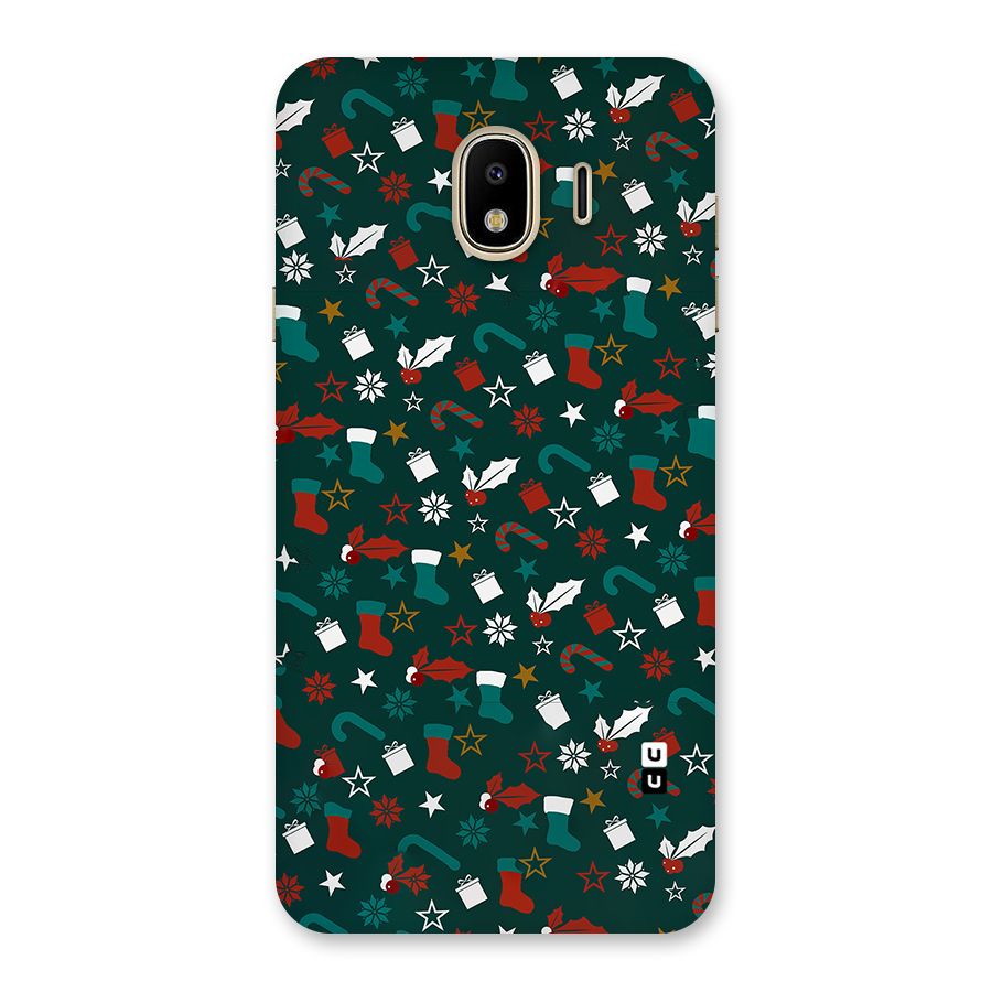 Christmas Pattern Design Back Case for Galaxy J4
