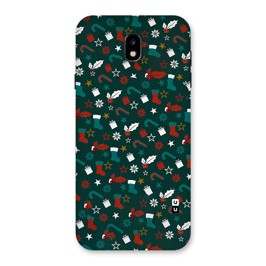 Christmas Pattern Design Back Case for Galaxy J7 Pro