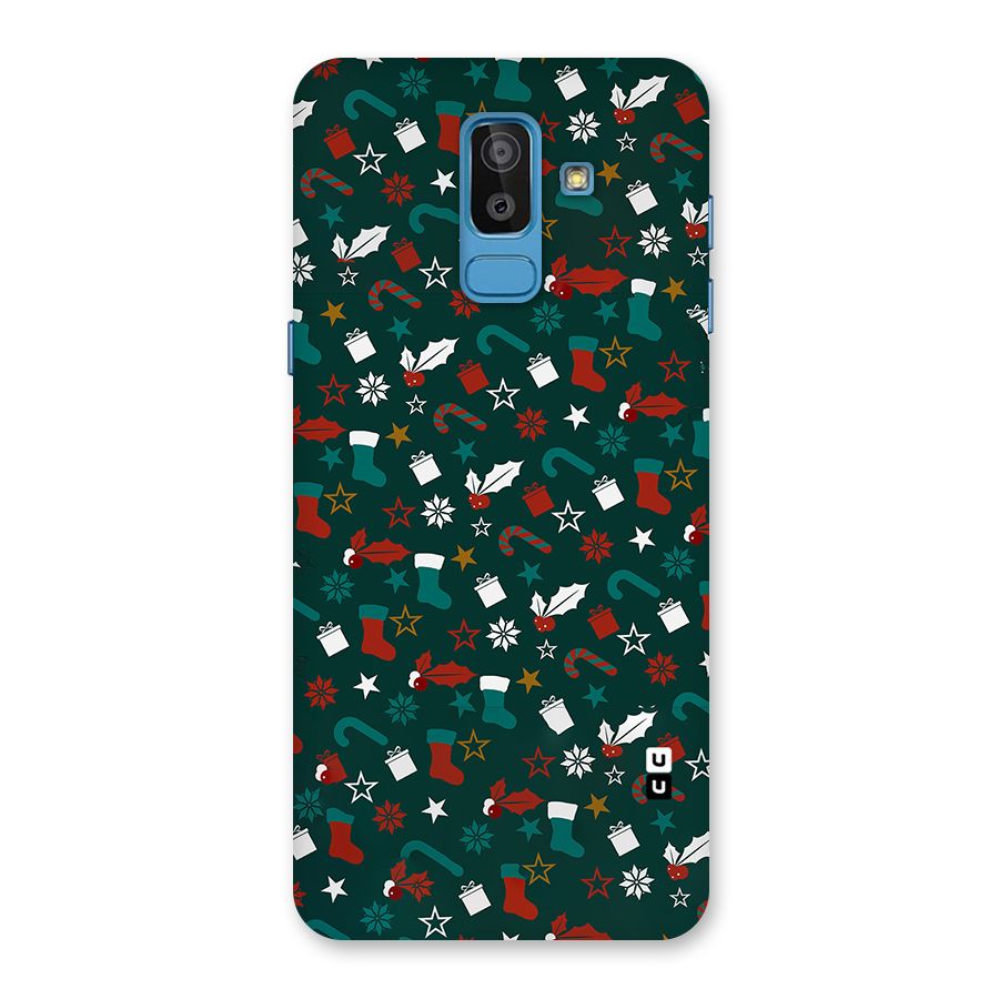 Christmas Pattern Design Back Case for Galaxy J8