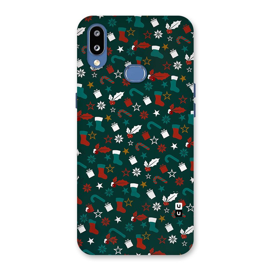 Christmas Pattern Design Back Case for Galaxy M01s