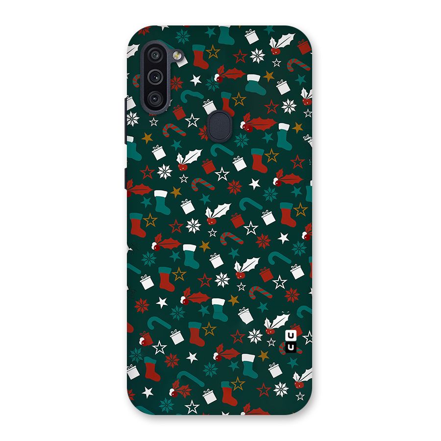 Christmas Pattern Design Back Case for Galaxy M11
