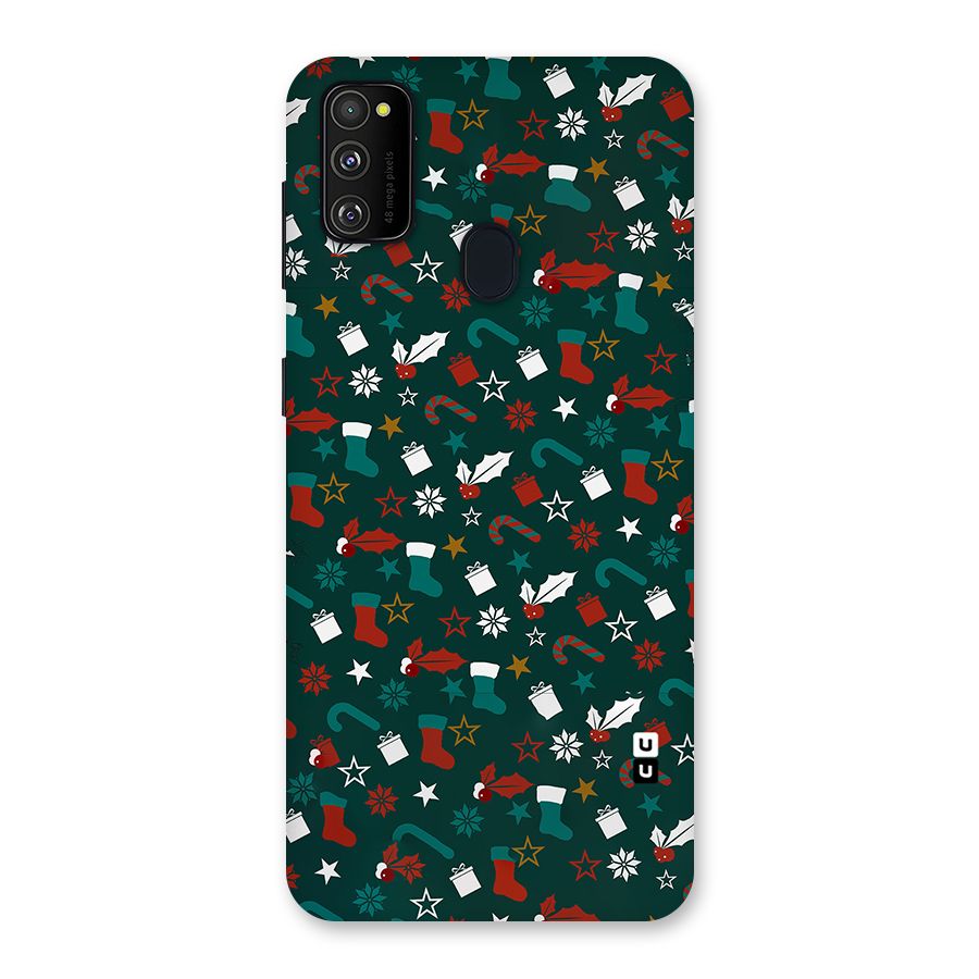 Christmas Pattern Design Back Case for Galaxy M21