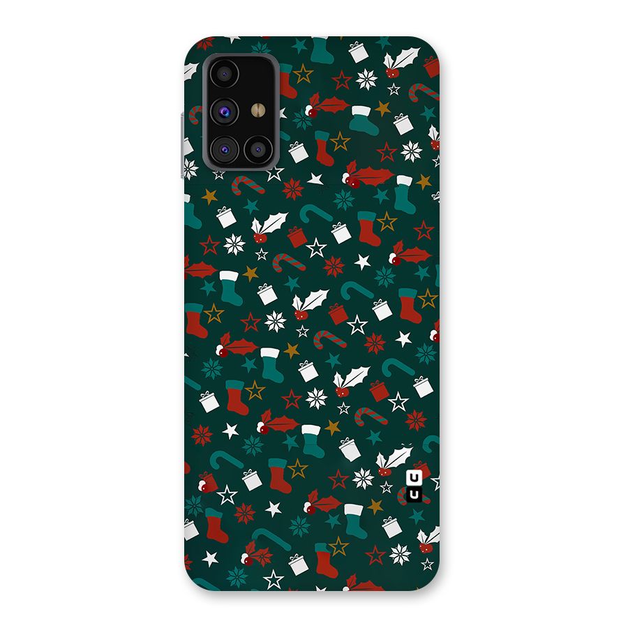 Christmas Pattern Design Back Case for Galaxy M31s