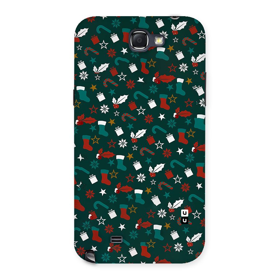Christmas Pattern Design Back Case for Galaxy Note 2