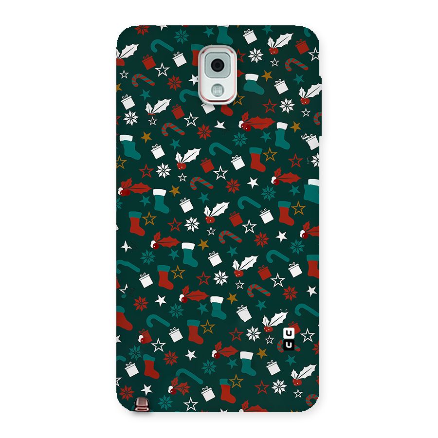 Christmas Pattern Design Back Case for Galaxy Note 3