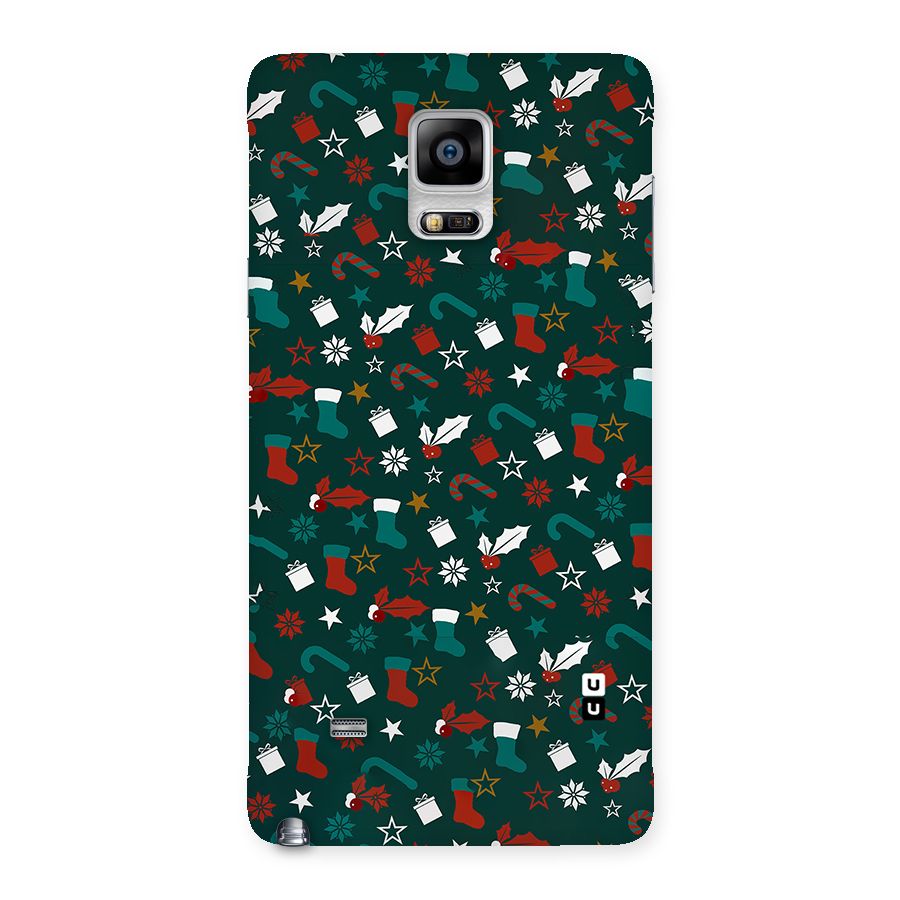 Christmas Pattern Design Back Case for Galaxy Note 4