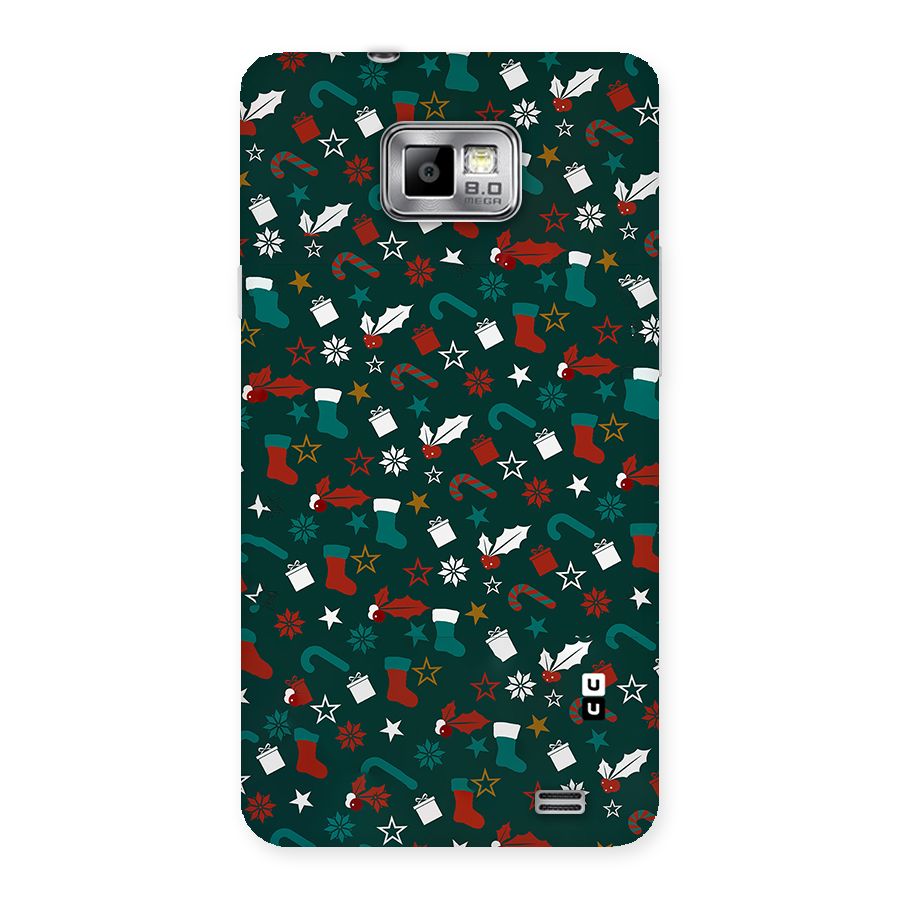Christmas Pattern Design Back Case for Galaxy S2