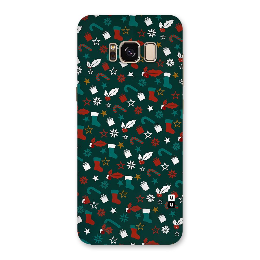 Christmas Pattern Design Back Case for Galaxy S8