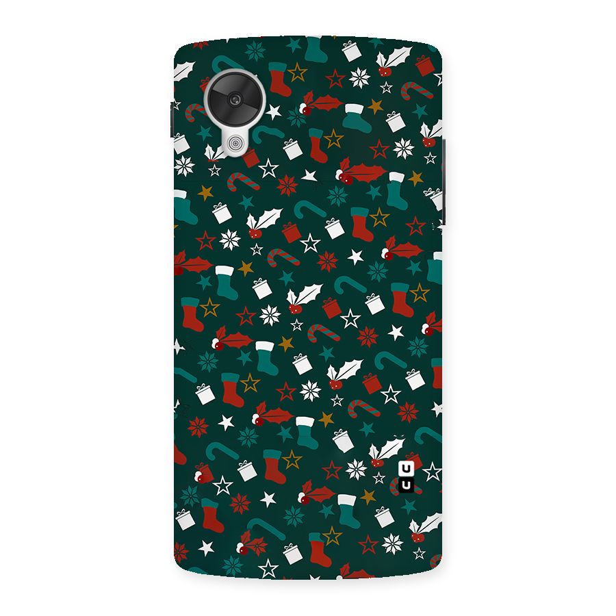 Christmas Pattern Design Back Case for Google Nexsus 5