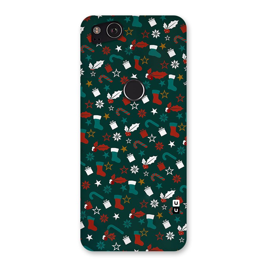 Christmas Pattern Design Back Case for Google Pixel 2