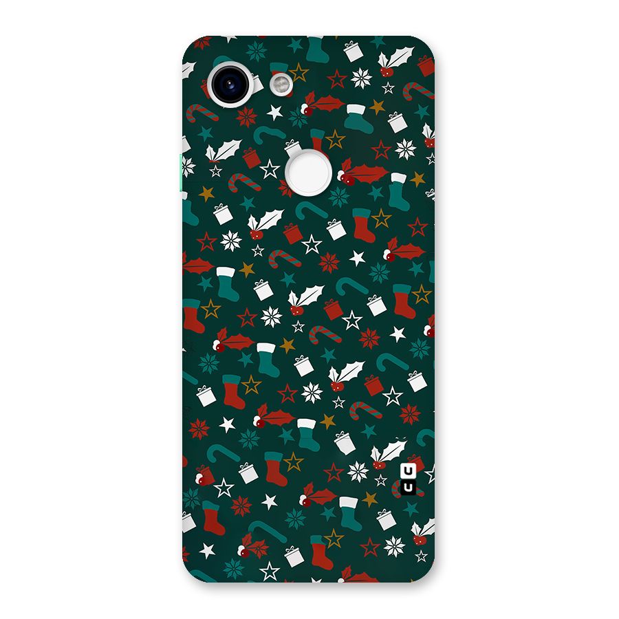 Christmas Pattern Design Back Case for Google Pixel 3