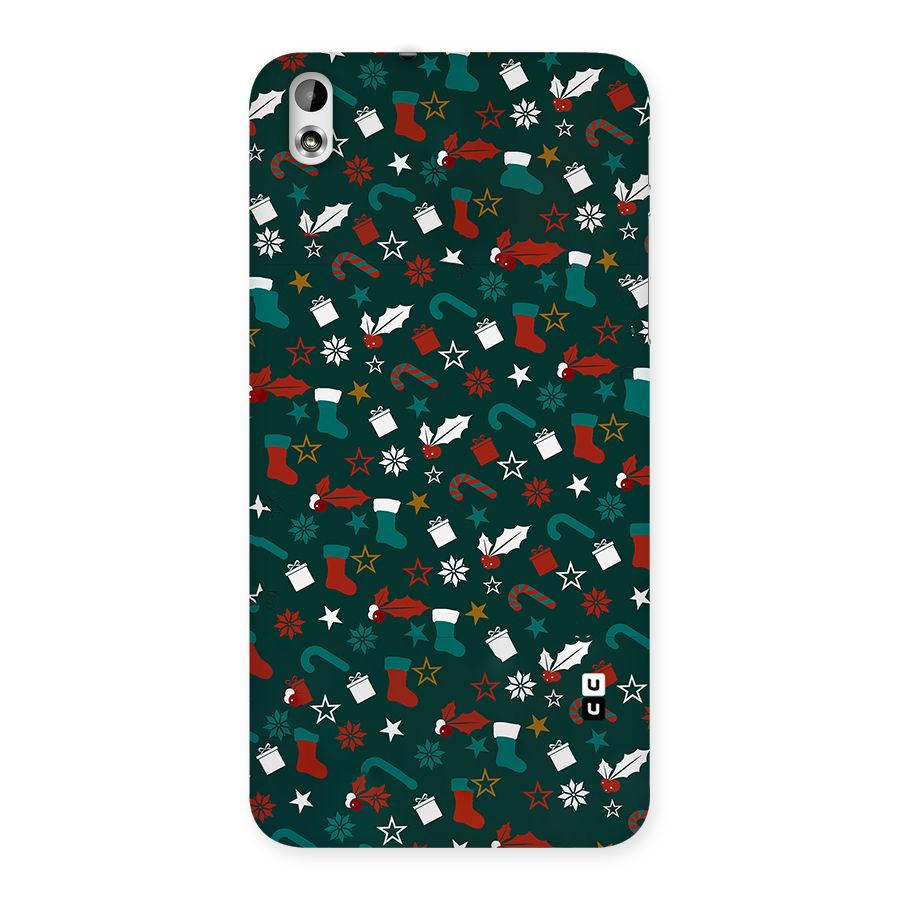 Christmas Pattern Design Back Case for HTC Desire 816g
