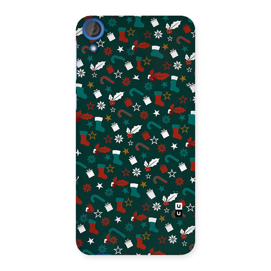 Christmas Pattern Design Back Case for HTC Desire 820