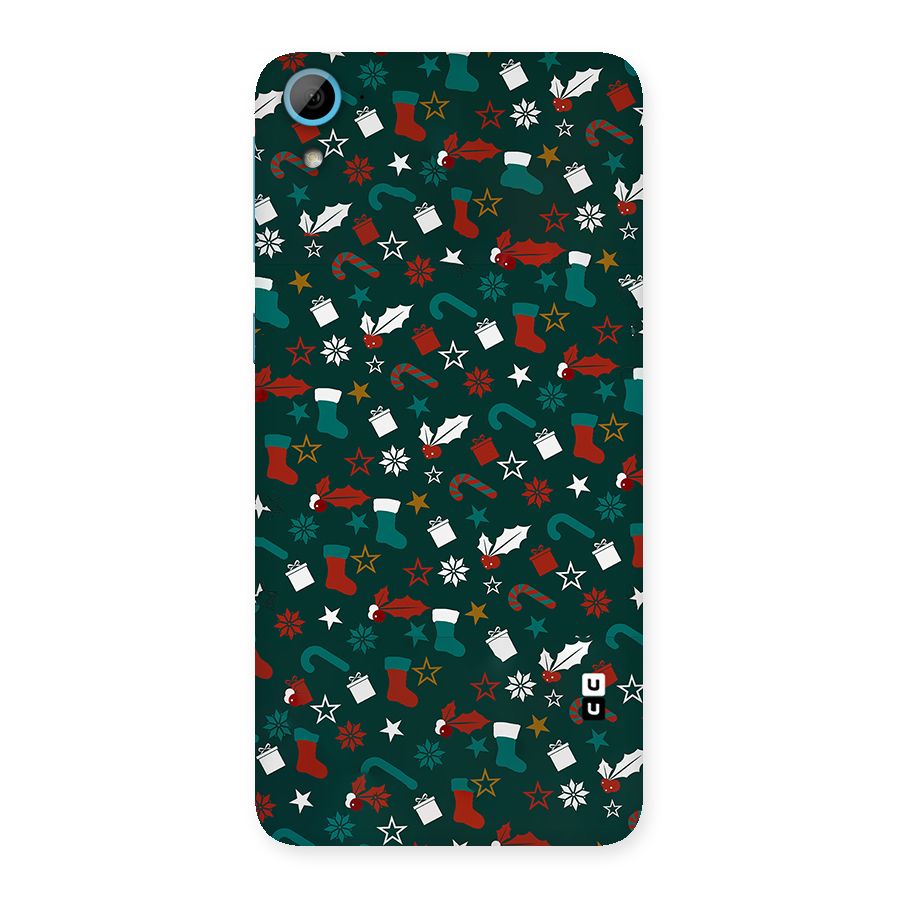 Christmas Pattern Design Back Case for HTC Desire 826