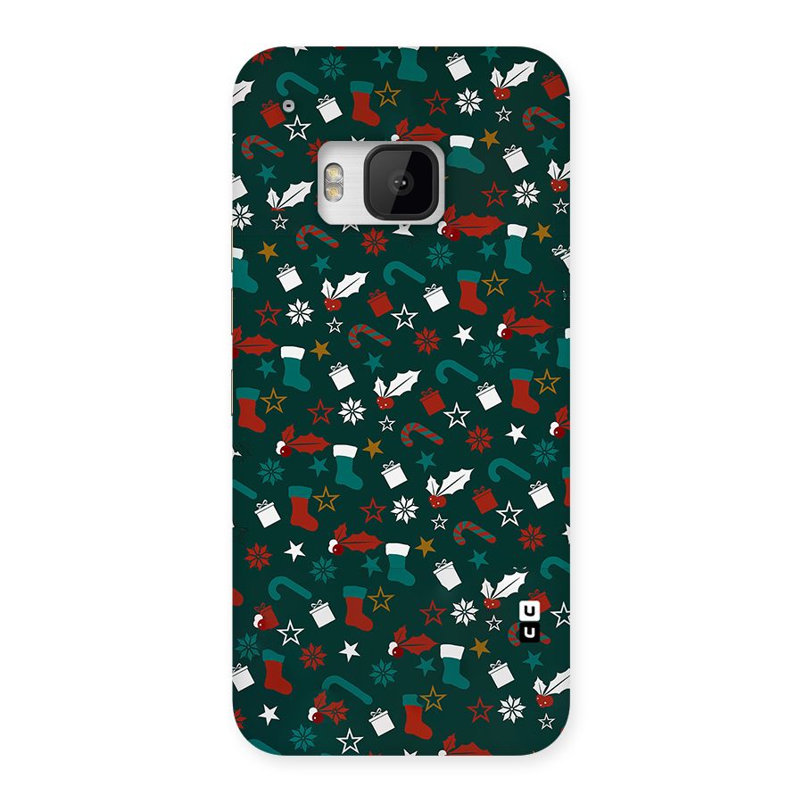 Christmas Pattern Design Back Case for HTC One M9