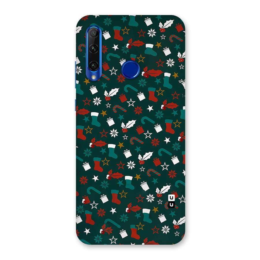 Christmas Pattern Design Back Case for Honor 20i