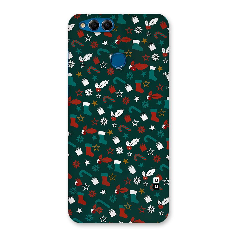 Christmas Pattern Design Back Case for Honor 7X