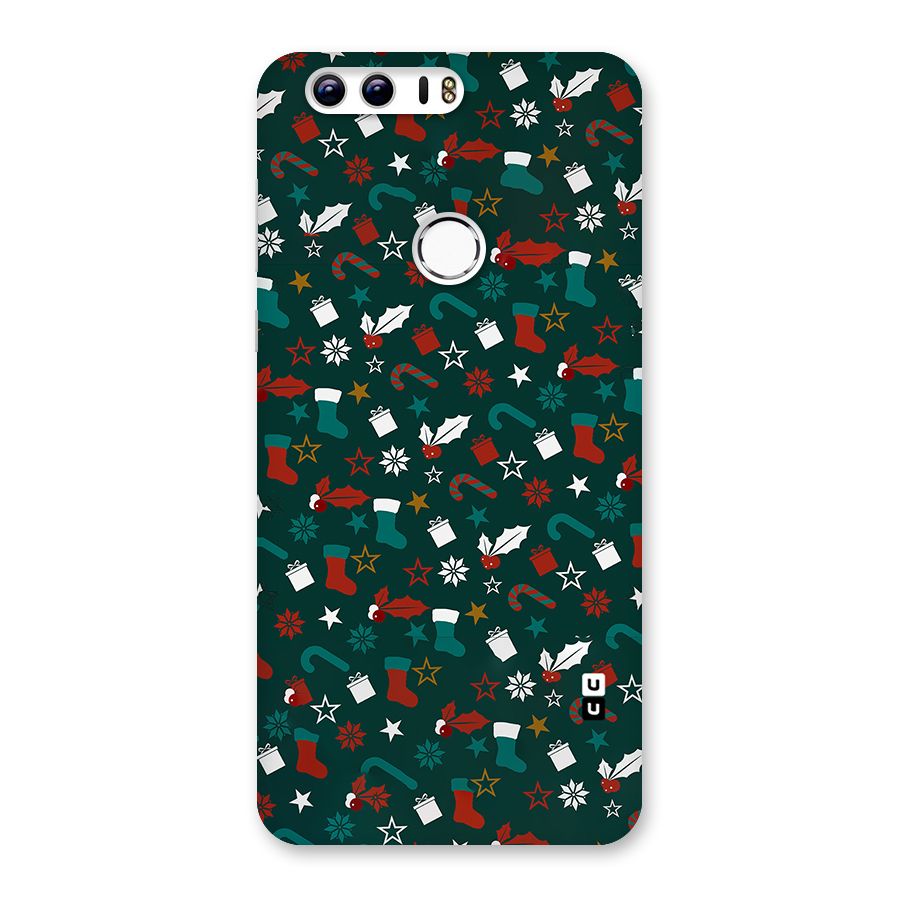Christmas Pattern Design Back Case for Honor 8