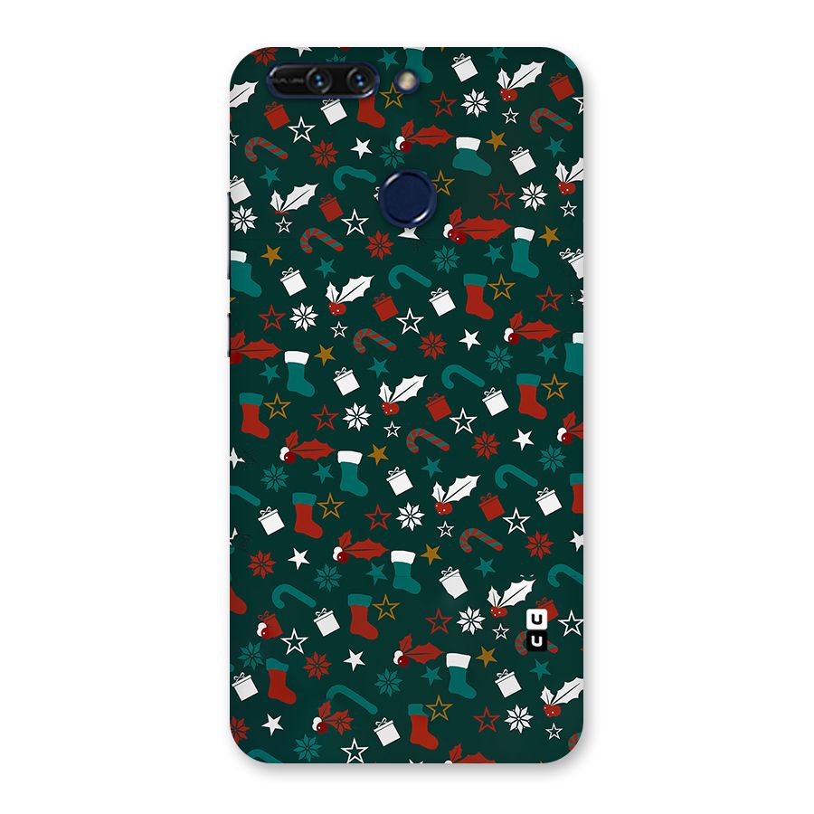 Christmas Pattern Design Back Case for Honor 8 Pro