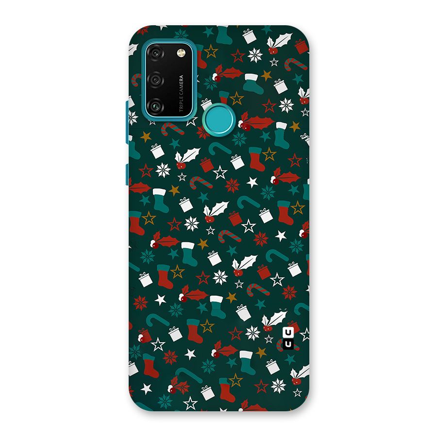 Christmas Pattern Design Back Case for Honor 9A