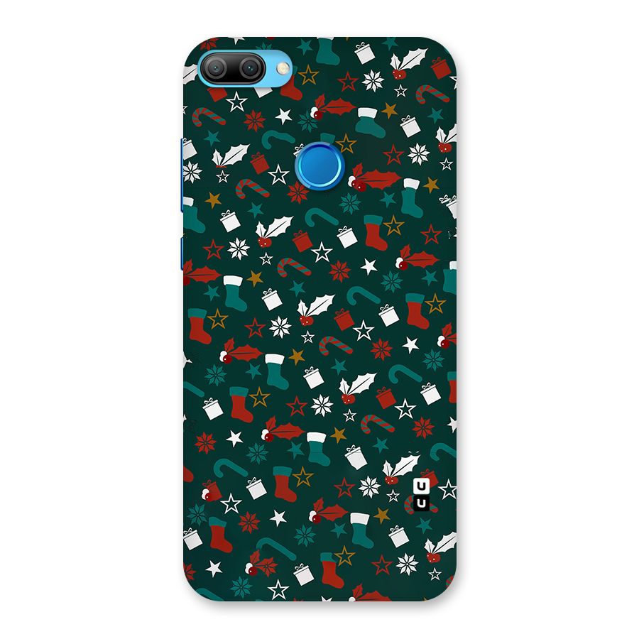 Christmas Pattern Design Back Case for Honor 9N