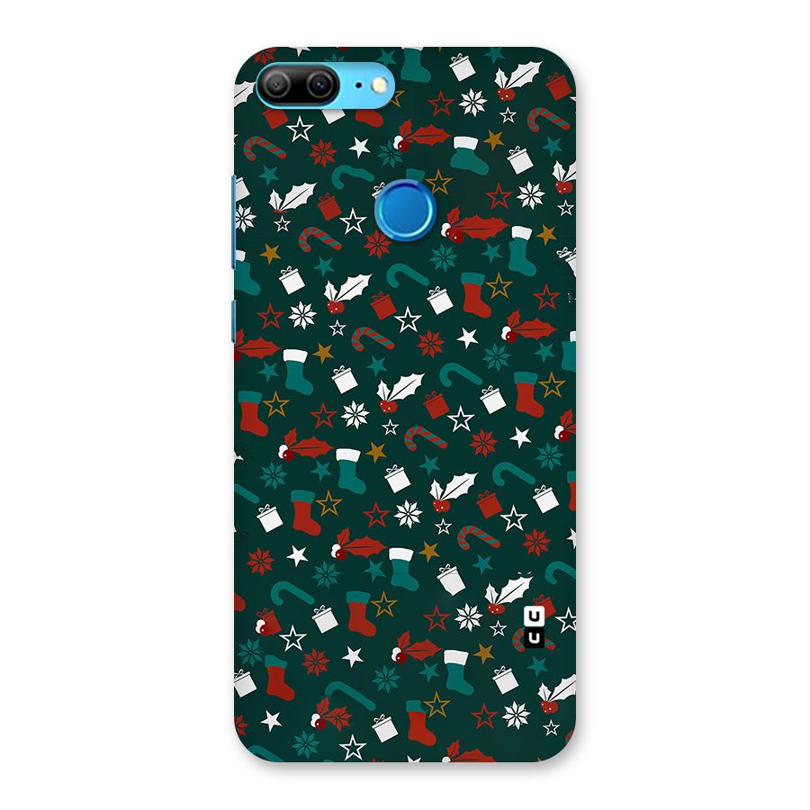 Christmas Pattern Design Back Case for Honor 9 Lite