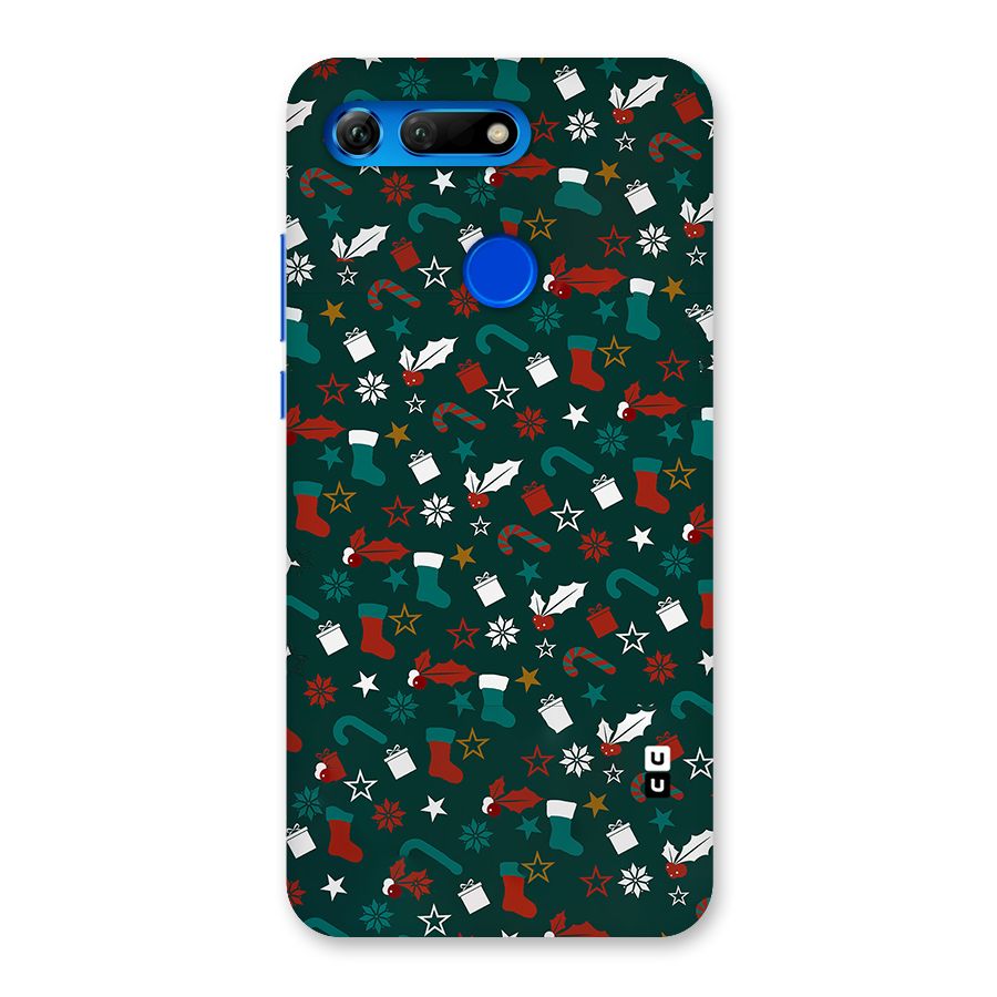 Christmas Pattern Design Back Case for Honor View 20