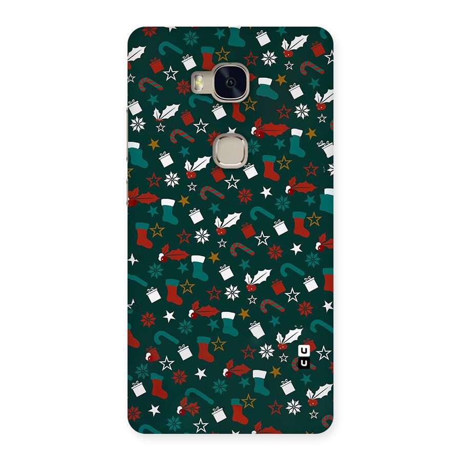 Christmas Pattern Design Back Case for Huawei Honor 5X