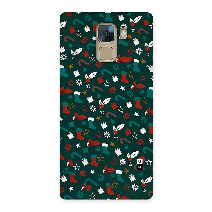 Christmas Pattern Design Back Case for Huawei Honor 7