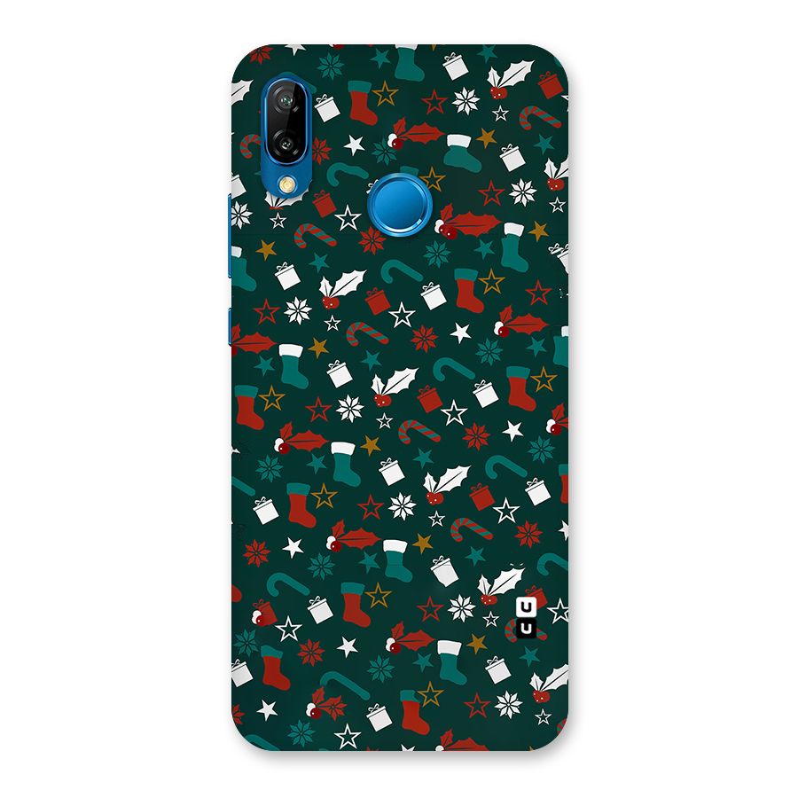 Christmas Pattern Design Back Case for Huawei P20 Lite