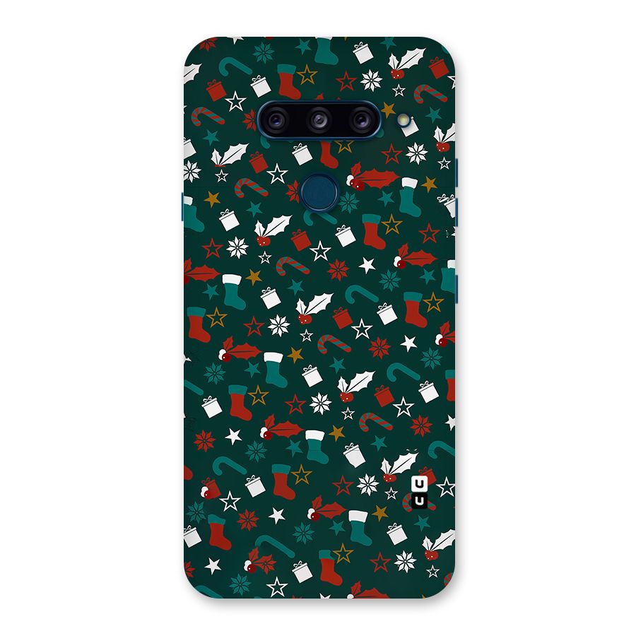 Christmas Pattern Design Back Case for LG  V40 ThinQ