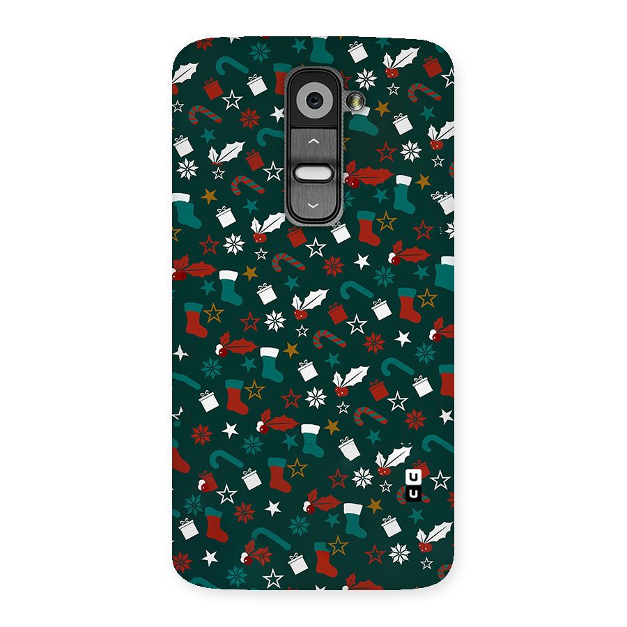 Christmas Pattern Design Back Case for LG G2