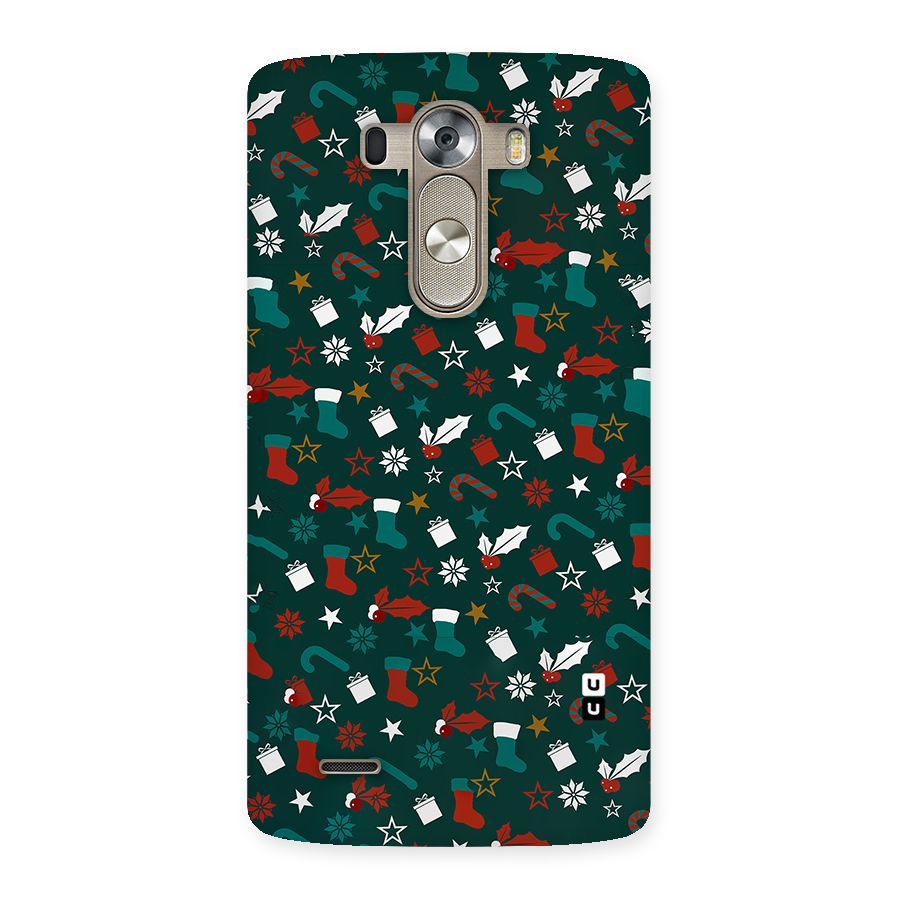 Christmas Pattern Design Back Case for LG G3