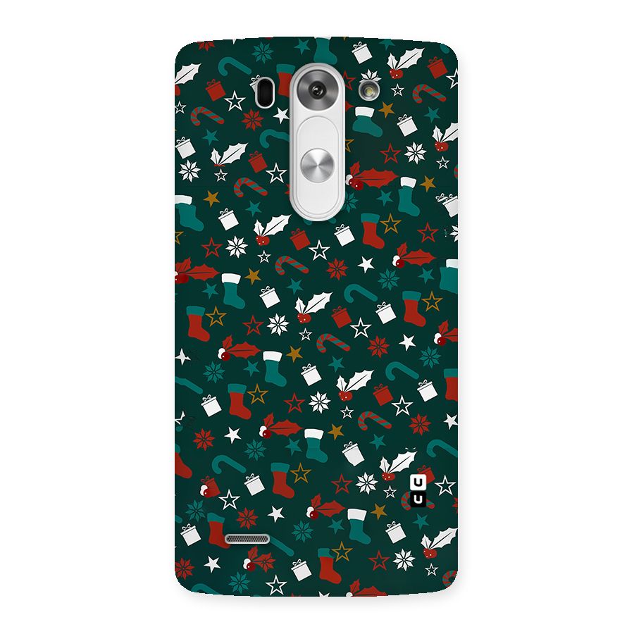 Christmas Pattern Design Back Case for LG G3 Beat