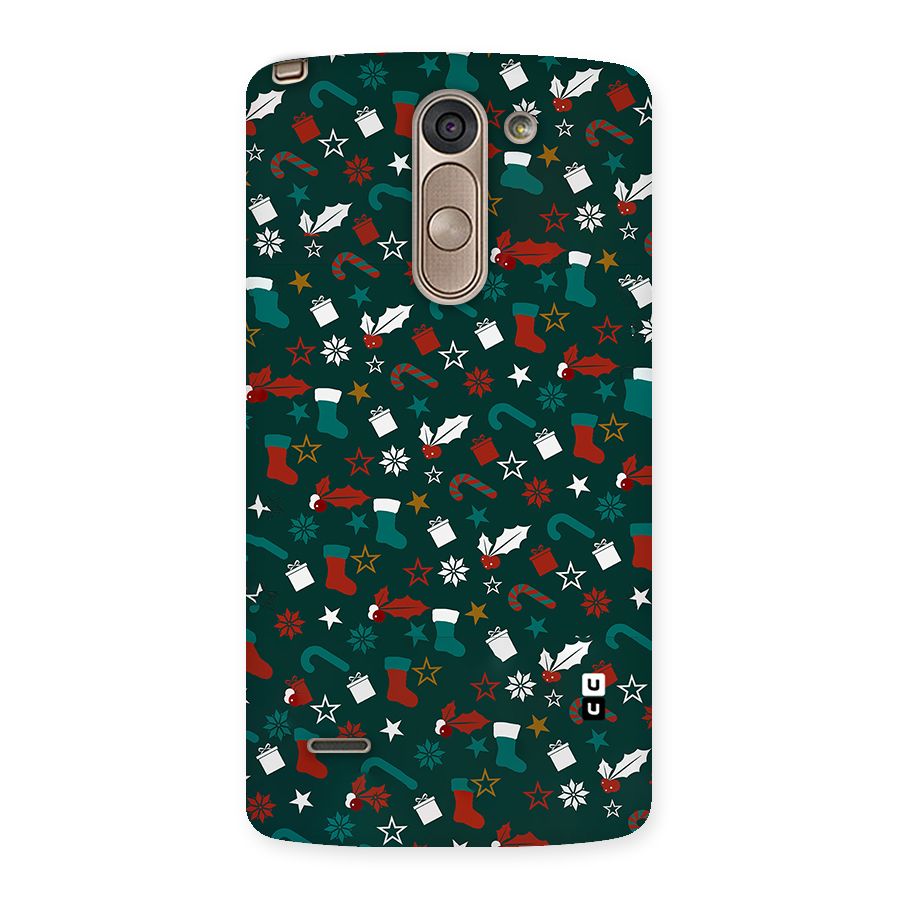 Christmas Pattern Design Back Case for LG G3 Stylus