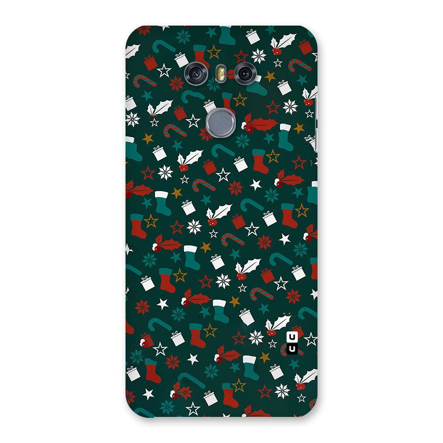 Christmas Pattern Design Back Case for LG G6
