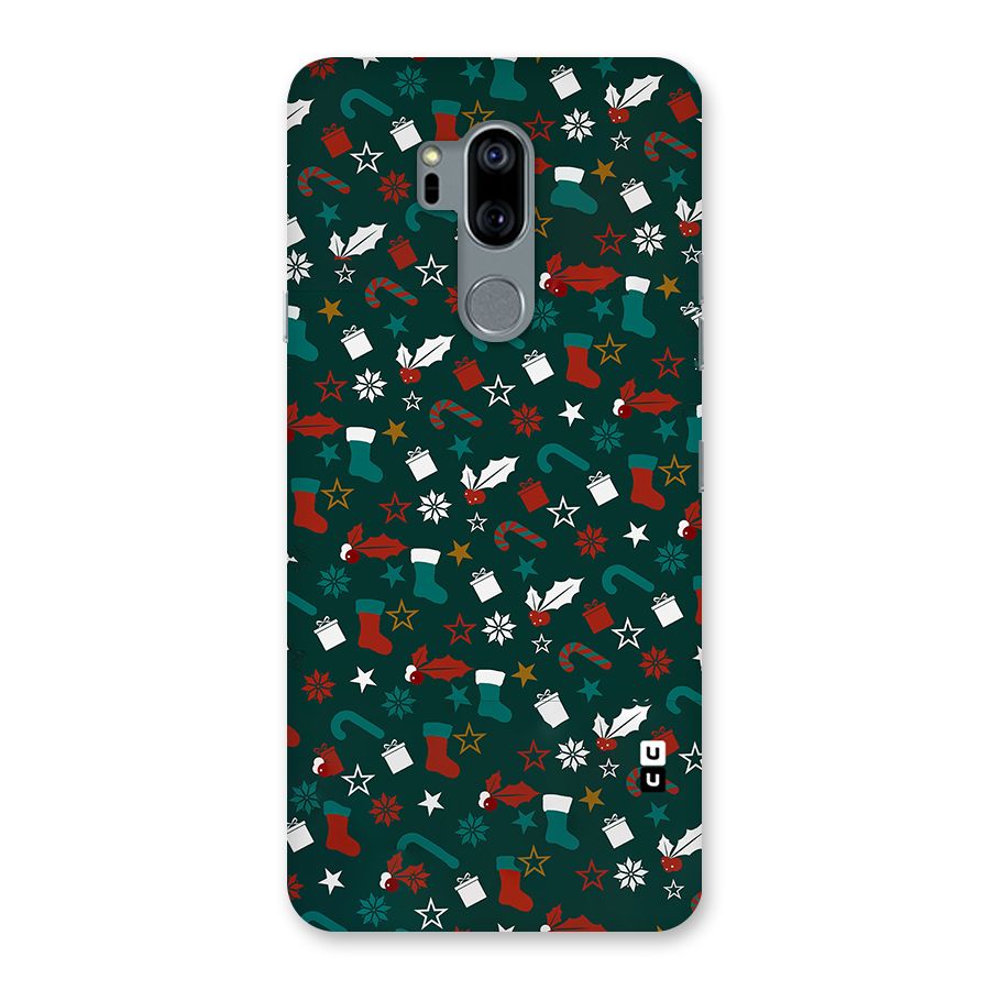 Christmas Pattern Design Back Case for LG G7