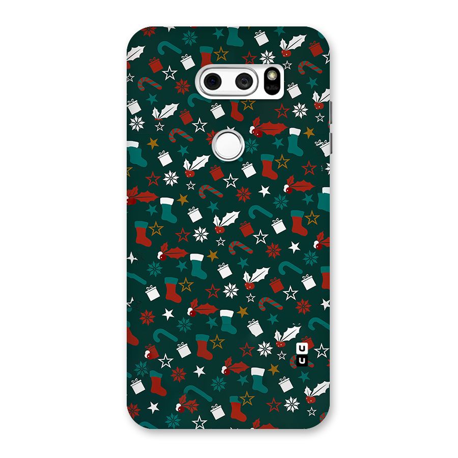 Christmas Pattern Design Back Case for LG V30