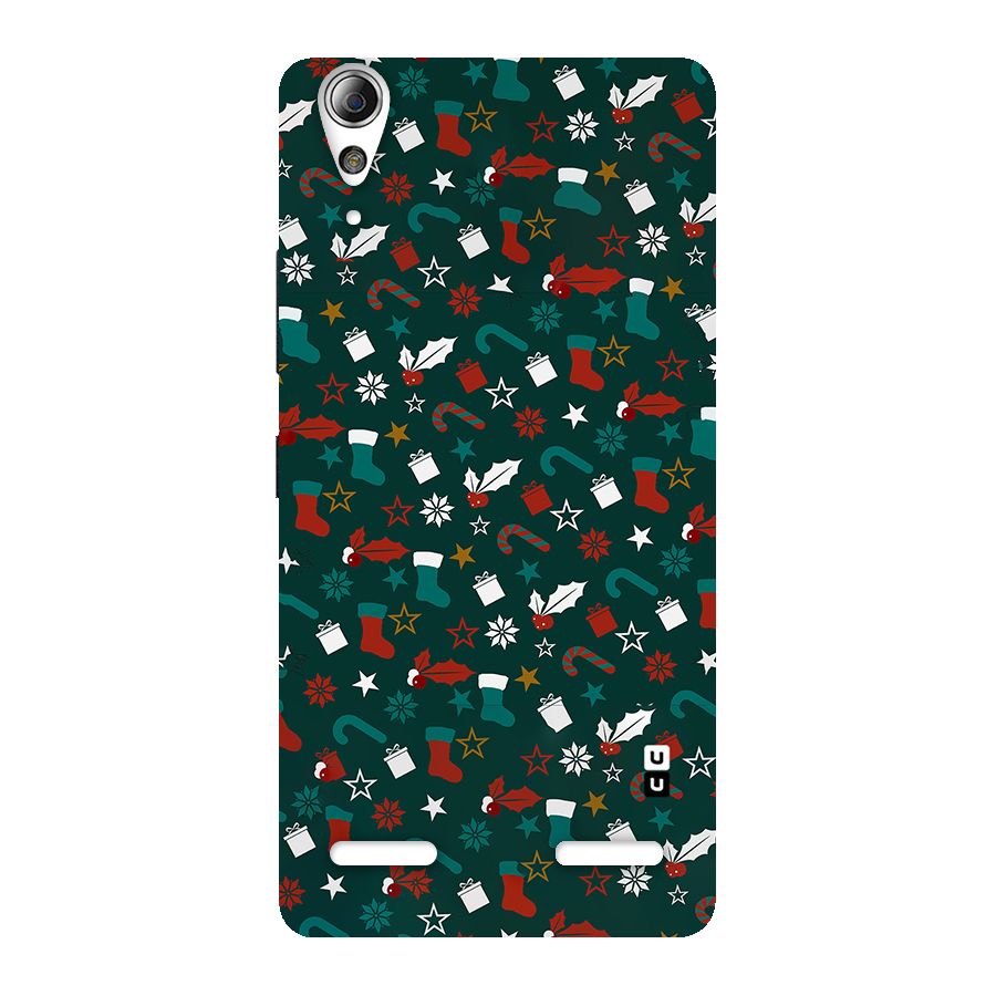 Christmas Pattern Design Back Case for Lenovo A6000 Plus