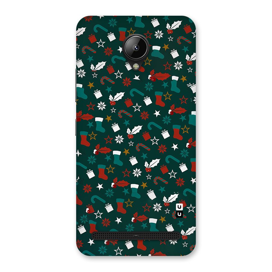 Christmas Pattern Design Back Case for Lenovo C2